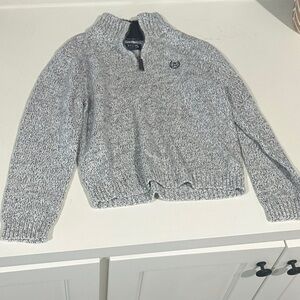 Gray Half-Zip Sweater